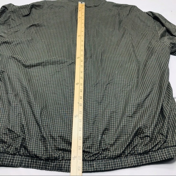 Dryjoys By Footjoy Plaid Checks Golf Jacket Large Brown Blue lightweight - Picture 6 of 10